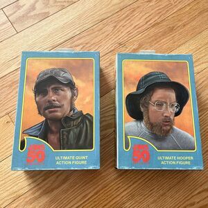 Jaws 50 Anniversary Ultimate Quint & Hooper Action Figure Collectibles Approx 7"